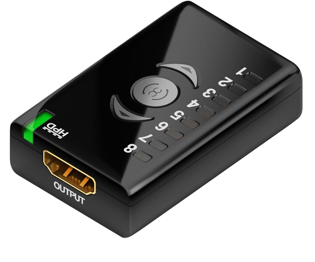 Dr HDMI HDMI output with green HPD indicator